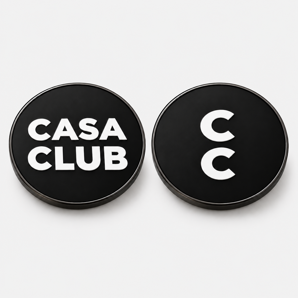 CASA CLUB Ball Marker (Black)