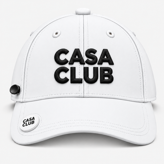 CASA CLUB Golf Cap (White)
