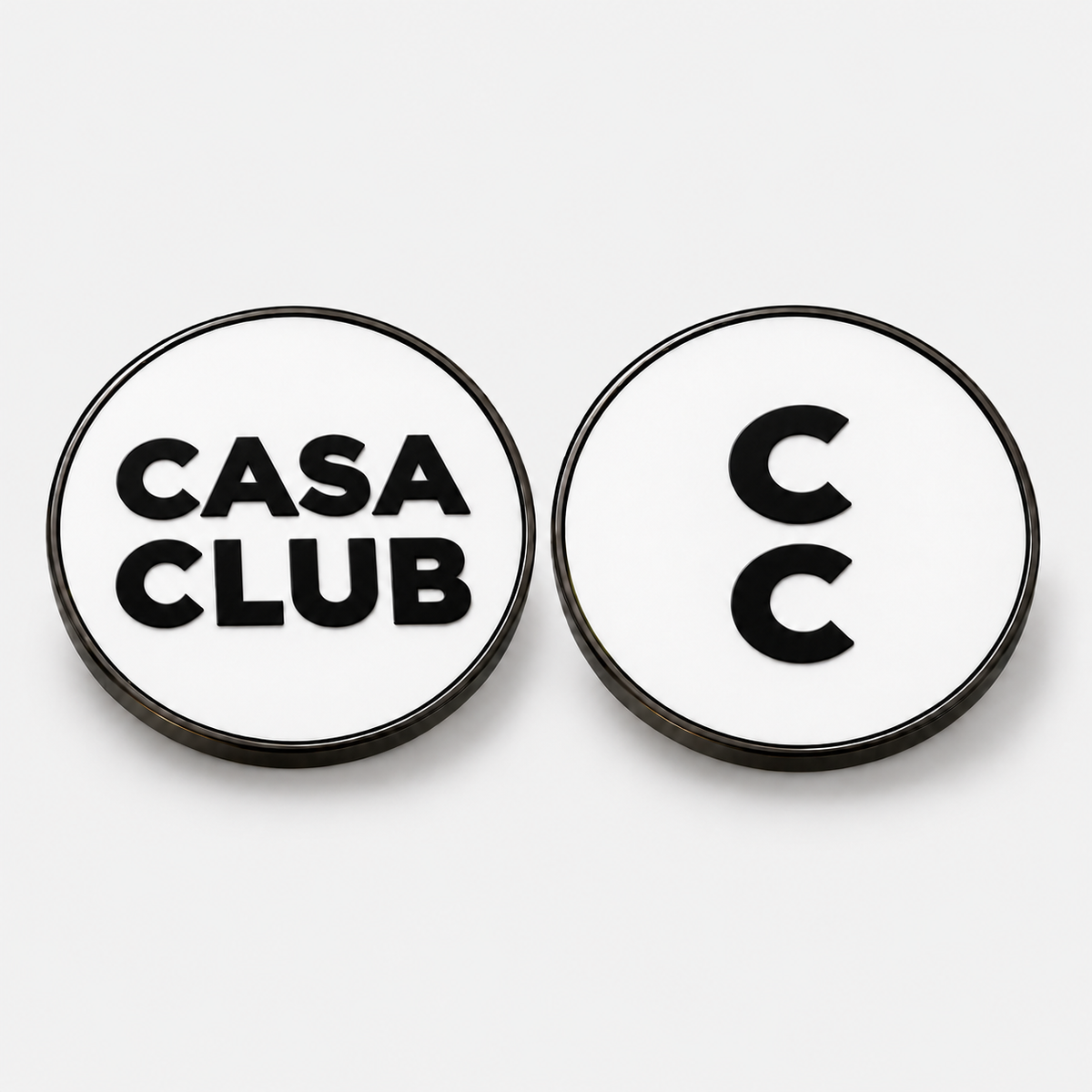 CASA CLUB Ball Marker (White)